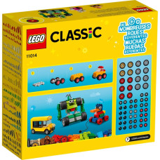 LEGO Classic "Кубики и колеса" 11014